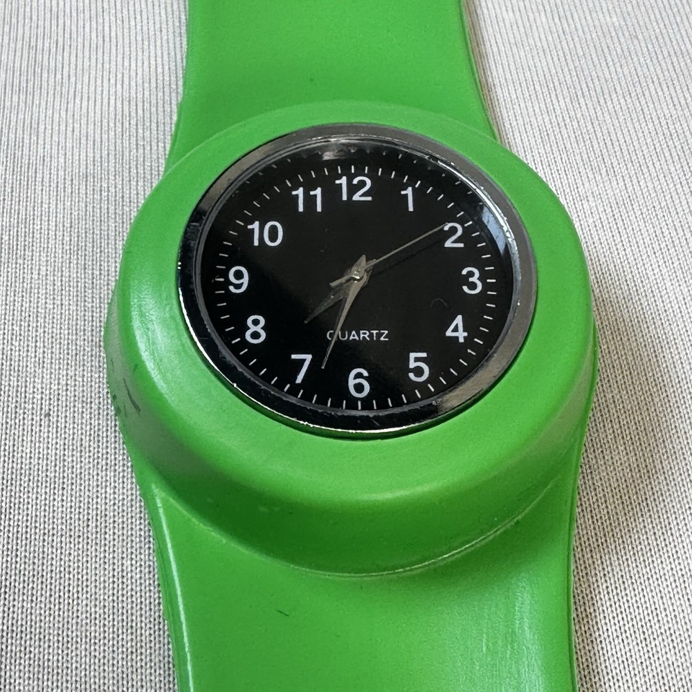 Bright Green Snap On‎ Watch - Untested - Battery?